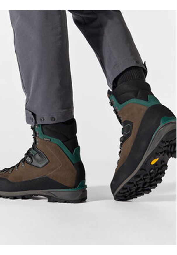 LA SPORTIVA - La Sportiva Trekkingi Karakorum Hc Gtx GORE-TEX 21Q807711 Khaki. Kolor: brązowy. Materiał: zamsz, skóra. Technologia: Gore-Tex. Sport: turystyka piesza