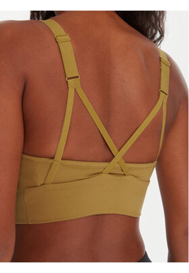 Roxy Biustonosz sportowy Heart Into It Attitude ERJKT04326 Beżowy. Kolor: beżowy. Materiał: syntetyk