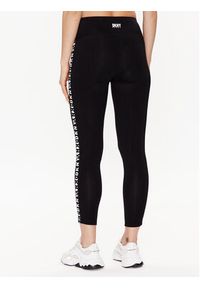 DKNY Sport Legginsy DP2P1939 Czarny Classic Fit. Kolor: czarny. Materiał: bawełna. Styl: sportowy