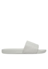 Klapki Calvin Klein Jeans. Kolor: szary. Wzór: nadruk