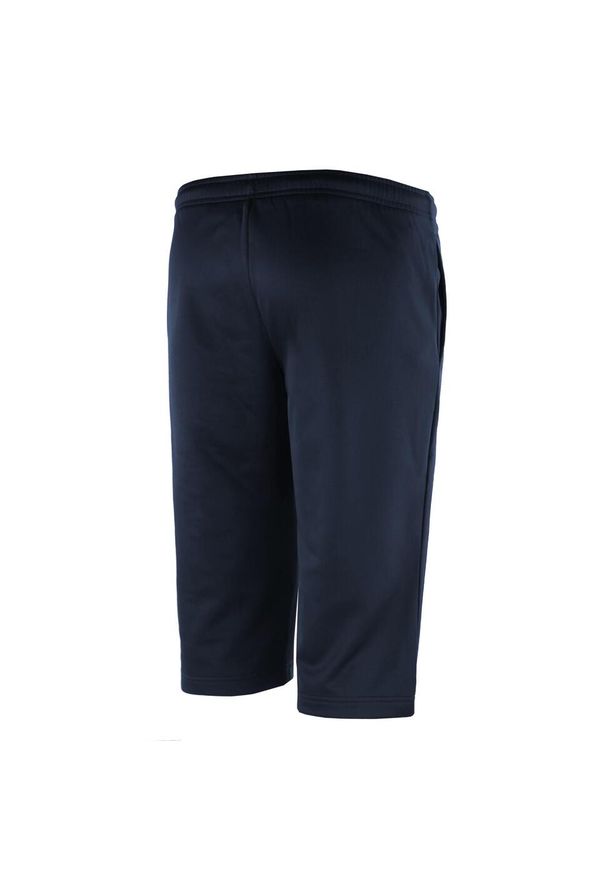 Spodnie 3/4 piłkarskie dla dzieci LOTTO JR DELTA MID. Kolor: niebieski. Materiał: dresówka. Styl: sportowy