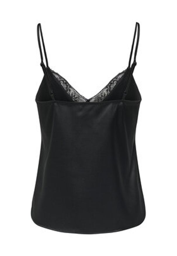 only - ONLY Top Faraya 15380254 Czarny Regular Fit. Kolor: czarny. Materiał: syntetyk