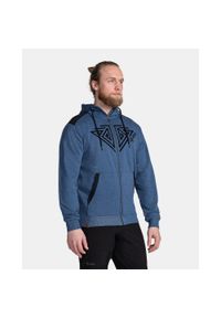 Męska bluza z kapturem Kilpi ADELAN-M. Typ kołnierza: kaptur. Kolor: niebieski #1
