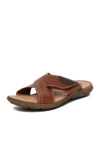 Rieker Klapki CEO-22089-24 Brązowy. Kolor: brązowy. Materiał: skóra #1