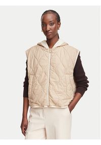 Weekend Max Mara Bezrękawnik Accenni 2625296011 Beżowy jasny Regular Fit. Kolor: beżowy. Materiał: syntetyk. Długość rękawa: bez rękawów #3