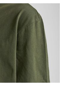 Jack & Jones - Jack&Jones Longsleeve Noa 12190128 Zielony Loose Fit. Kolor: zielony. Materiał: bawełna. Długość rękawa: długi rękaw #4