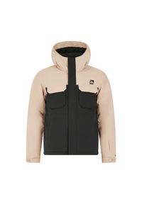 Kurtka narciarska Protest Kajo. Kolor: wielokolorowy, beżowy, brązowy. Sezon: zima. Sport: narciarstwo #1
