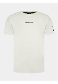 North Sails T-Shirt MASERATI 453017 Écru Regular Fit. Materiał: bawełna #1
