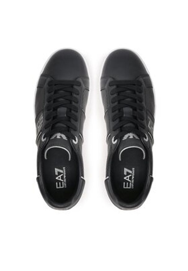 EA7 Emporio Armani Sneakersy X8X102 XK258 R370 Granatowy. Kolor: niebieski. Materiał: skóra