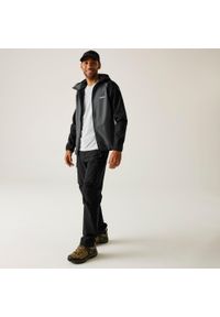 Regatta - Arec III Męski wodoodporny softshell na wędrówki. Kolor: szary, brązowy, wielokolorowy. Materiał: softshell. Sport: turystyka piesza #1