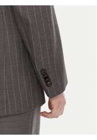 TOMMY HILFIGER - Tommy Hilfiger Marynarka WW0WW48262 Szary Relaxed Fit. Kolor: szary. Materiał: syntetyk #4