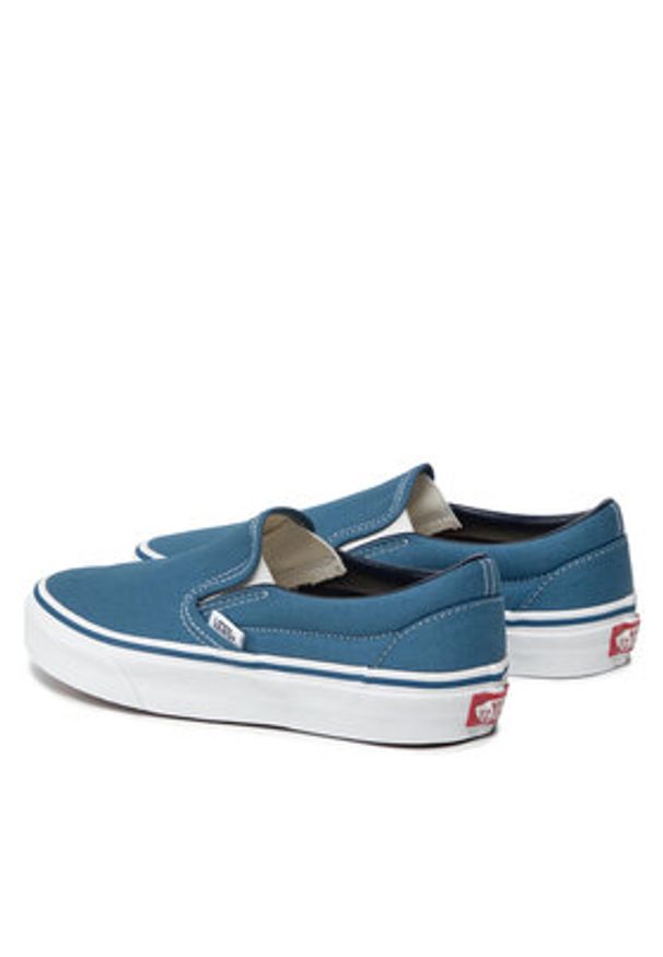 Vans Tenisówki Classic Slip-On VN-0ENVY Granatowy. Zapięcie: bez zapięcia. Kolor: niebieski. Materiał: materiał