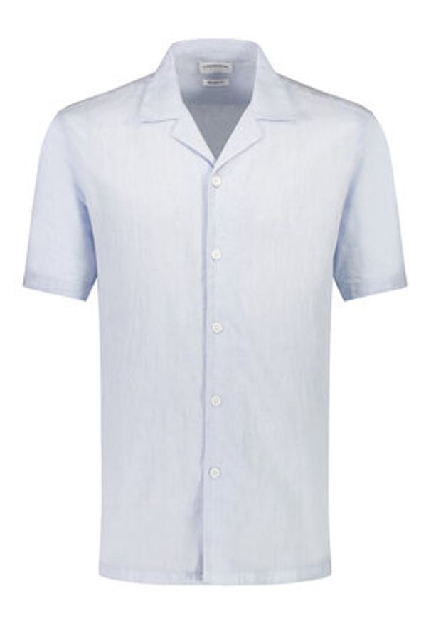 Lindbergh Koszula 30-203319 Błękitny Relaxed Fit. Kolor: niebieski. Materiał: bawełna