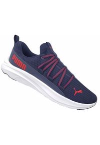Buty do chodzenia męskie Puma Softride ONE4ALL. Zapięcie: sznurówki. Kolor: niebieski. Materiał: guma, materiał, tkanina, syntetyk. Szerokość cholewki: normalna. Sport: turystyka piesza