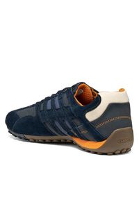 Geox Sneakersy Uomo Snake U4207K 022EK C4078 Granatowy. Kolor: niebieski. Materiał: skóra #6