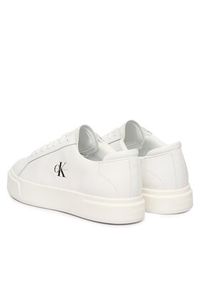 Calvin Klein Sneakersy Basket Cupsole Laceup Lth Ml YM0YM01460 Biały. Kolor: biały. Materiał: skóra #3