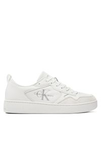 Calvin Klein Jeans Sneakersy Basket Cupsole Low Lth Ml YM0YM00574 Biały. Kolor: biały #1