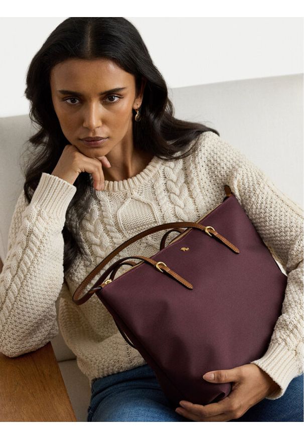 Lauren Ralph Lauren - LAUREN RALPH LAUREN Torebka 431916737045 Bordowy. Kolor: czerwony