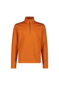 Golf męski techniczny CMP 3E15747. Okazja: na co dzień. Typ kołnierza: golf. Kolor: pomarańczowy. Styl: casual, sportowy. Sport: golf #1