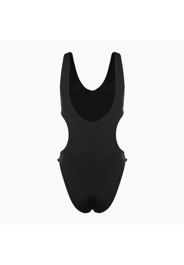 Strój pływacki jednoczęściowy damski Nike Wild Cutout. Kolor: czarny