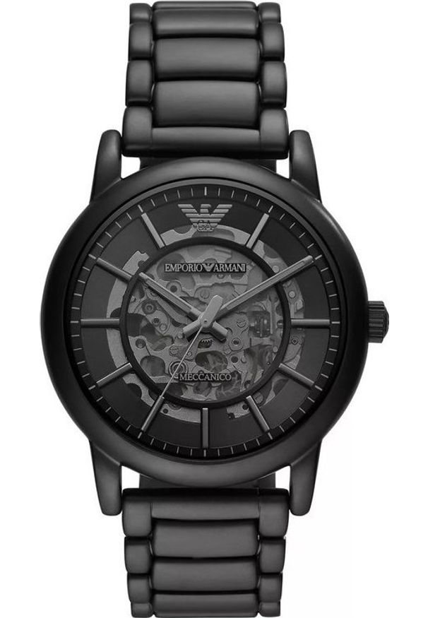 Zegarek Emporio Armani ZEGAREK MĘSKI EMPORIO ARMANI AR60045 - LUIGI MECCANICO - AUTOMAT (zi028a)