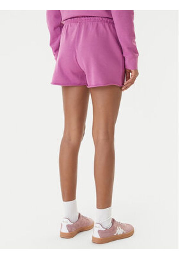 Kappa Szorty sportowe Fefra 351K2RW Fioletowy Regular Fit. Kolor: fioletowy. Materiał: bawełna