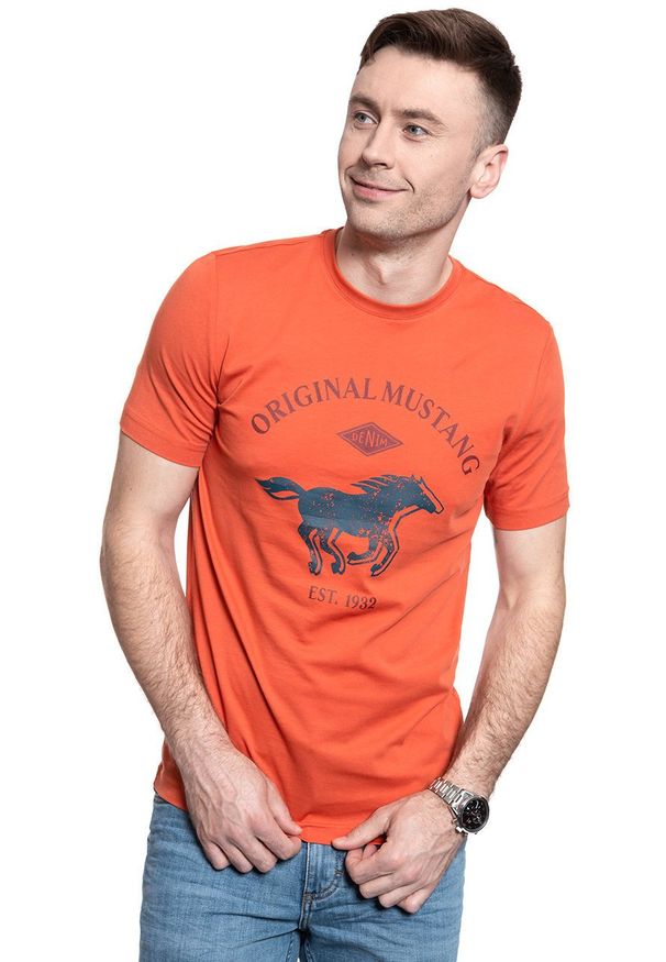 Mustang - MUSTANG T SHIRT Logo Tee 1009940 7105