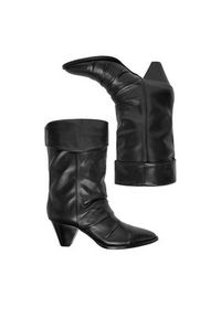 Badura Botki EO-APRIL-25FW218-1 Czarny. Kolor: czarny. Materiał: skóra #3