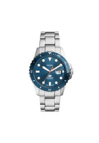 Fossil Zegarek Blue FS6050 Srebrny. Kolor: srebrny