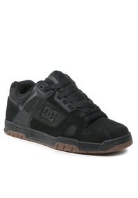DC Sneakersy Stag 320188 Czarny. Kolor: czarny. Materiał: materiał #3
