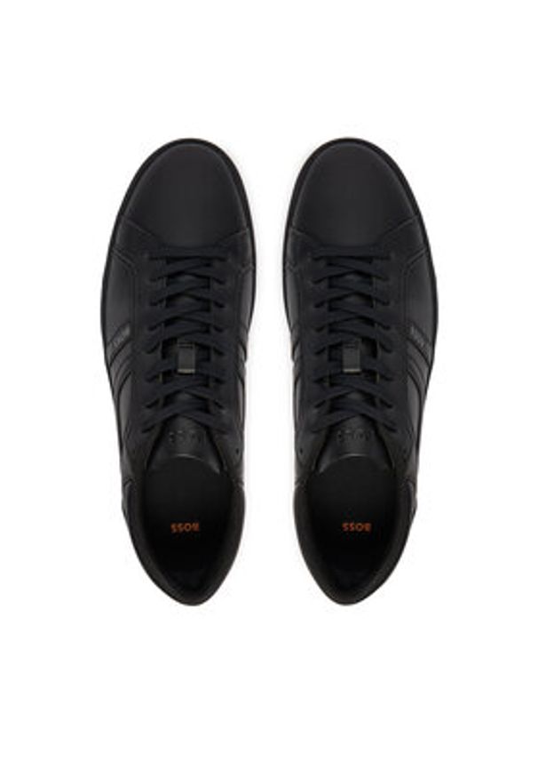 BOSS Sneakersy Rhys 50562636 Czarny. Kolor: czarny. Materiał: skóra