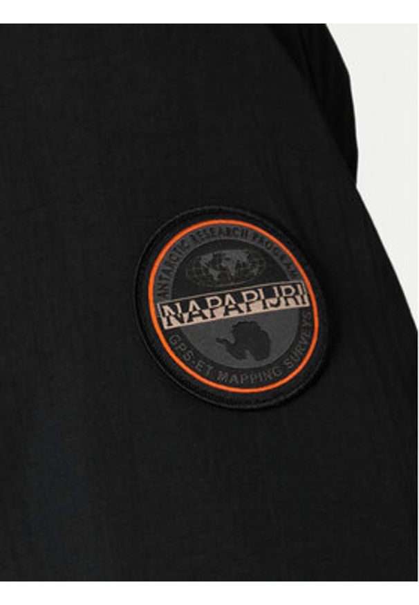 Napapijri Kurtka bomber A-Giovi NP0A88U2 Czarny Regular Fit. Kolor: czarny. Materiał: syntetyk