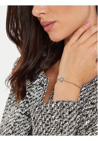 Guess Bransoletka JUBB04 594JW Srebrny. Materiał: metalowe, srebrne. Kolor: srebrny #4