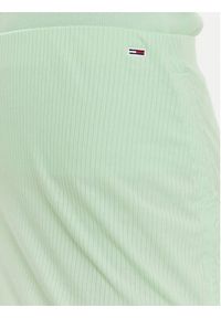 Tommy Jeans Spódnica mini DW0DW17962 Zielony Slim Fit. Kolor: zielony. Materiał: syntetyk, wiskoza