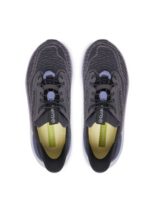 Clarks Sneakersy Pace Rise. 26187827 Czarny. Kolor: czarny. Materiał: materiał