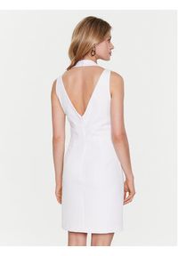 Guess Sukienka codzienna Amanda W3GK52 WB4H2 Biały Slim Fit. Okazja: na co dzień. Kolor: biały. Materiał: syntetyk. Typ sukienki: proste. Styl: casual #4