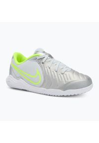 Buty piłkarskie dziecięce Nike Tiempo Legend 10 Academy IC. Kolor: szary. Sport: piłka nożna