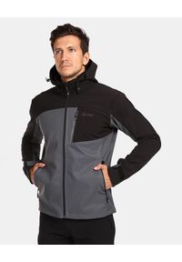 Kurtka softshell męska Kilpi RAVIO-M. Kolor: szary. Materiał: softshell