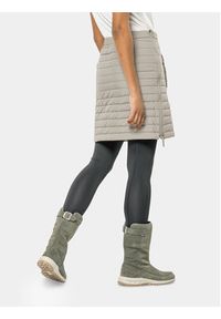 Jack Wolfskin Spódnica mini Iceguard Skirt 1503093 Szary Slim Fit. Kolor: szary. Materiał: syntetyk