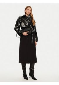 ACCESS FASHION Płaszcz przejściowy 44-9003-504 Czarny Regular Fit. Kolor: czarny. Materiał: syntetyk #5