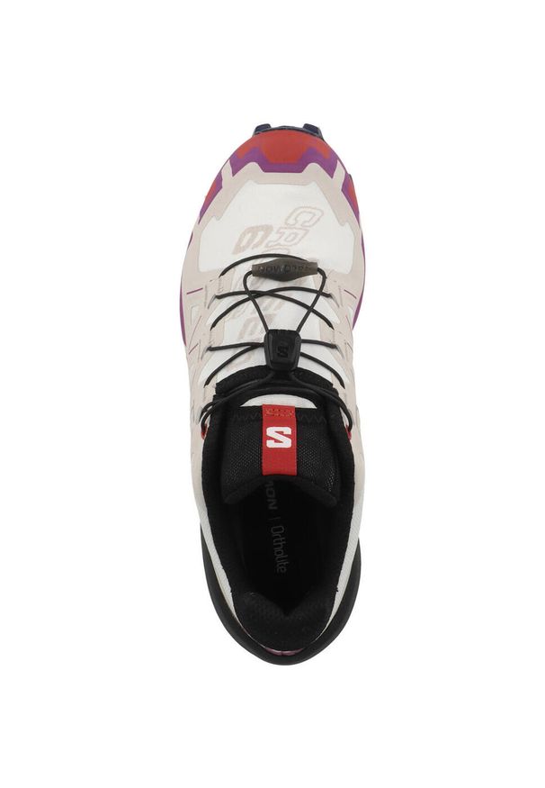 salomon - Buty do biegania damskie Salomon Speedcross 6. Kolor: biały. Materiał: materiał, tkanina, syntetyk. Szerokość cholewki: normalna. Model: Salomon Speedcross