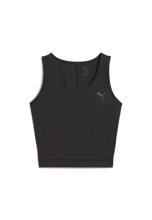 Puma - Damska koszulka na ramiączkach CLOUDSPUN Twist PUMA. Kolor: czarny. Materiał: materiał. Długość rękawa: na ramiączkach. Sport: bieganie