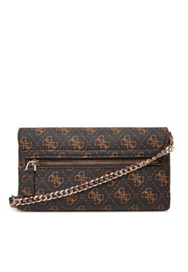 Guess Torebka Noelle II Mini HWQG96 72750 Brązowy. Kolor: brązowy. Materiał: skórzane