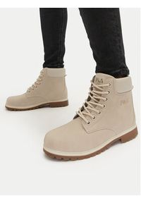 Fila Trapery FFW0219 73111 Szary. Kolor: szary. Materiał: skóra #6