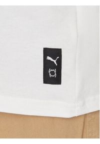Puma T-Shirt The Joker 624748 Biały Relaxed Fit. Kolor: biały. Materiał: bawełna