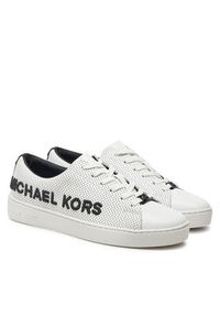 MICHAEL Michael Kors Sneakersy Keaton Lace Up 43R5KEFS1L Biały. Kolor: biały. Materiał: skóra #5