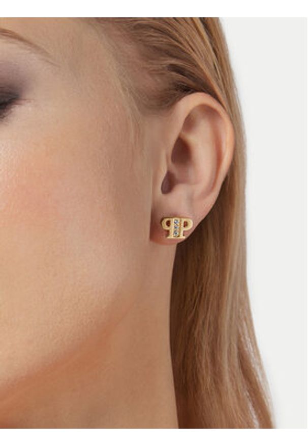 Philipp Plein - PHILIPP PLEIN Kolczyki Pp Elements PJ4EA03EU Złoty. Materiał: metalowe. Kolor: złoty
