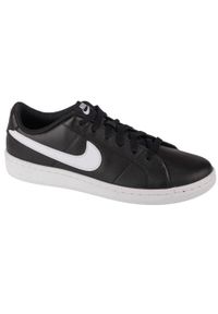 Buty do chodzenia męskie Nike Court Royale 2 NN. Zapięcie: sznurówki. Kolor: czarny. Materiał: materiał, syntetyk, tkanina. Szerokość cholewki: normalna. Model: Nike Court. Sport: turystyka piesza