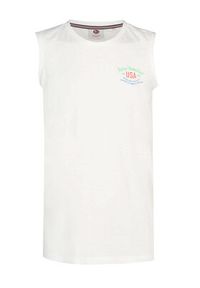 Petrol Industries Tank top M-1030-SLR750 Biały Regular Fit. Kolor: biały. Materiał: bawełna #6