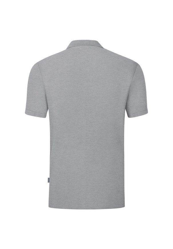 Polo Jako Organic. Typ kołnierza: polo. Kolor: szary. Materiał: materiał. Sport: piłka nożna